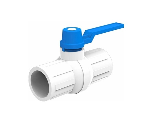 Plumbing Ball Valves - Color: White & Blue