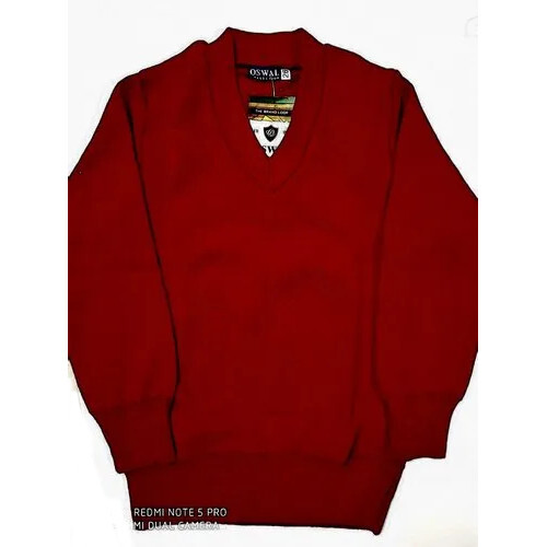 V Neck School Uniform Sweater