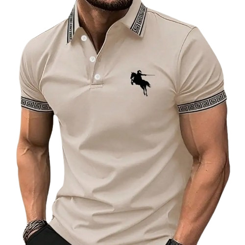 Mens Fancy Collar T Shirt