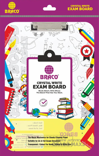 Acrylic Exam Board - Material: Plastic