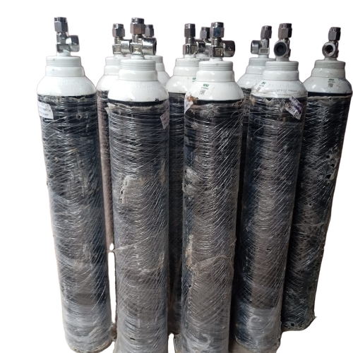 Empty Medical Oxygen Cylinder