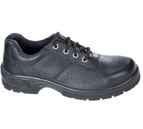 Safety Shoes - Black, Standard Size, Low Heel | Sweat Absorbing, Odor Free, Lightweight, Non Slippery