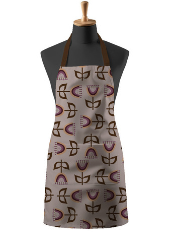 Attica Tracery Apron For Kitchen Cotton With Pocket