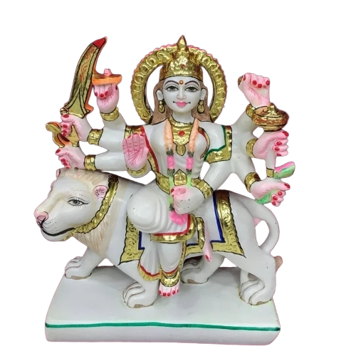 Durga Mata Marble Murti