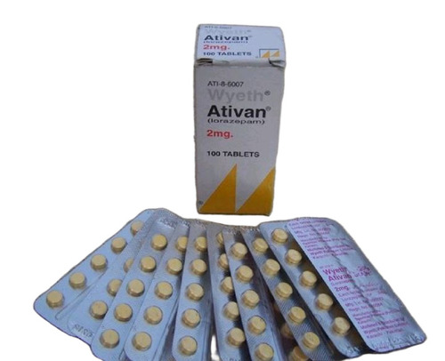 Ativan Lorazepam Tablets 2mg - Shelf Life: 2 Years