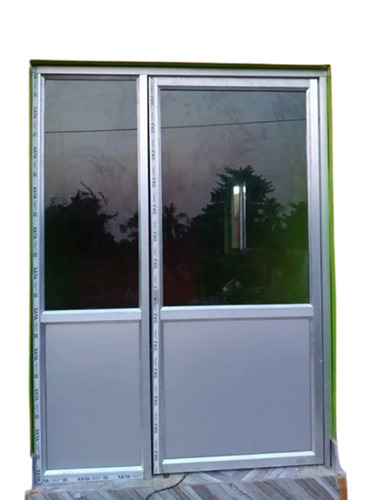 aluminum hinged door