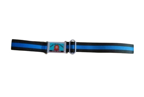 School Belt With Coating Buckle - Decoration Material: Cloths