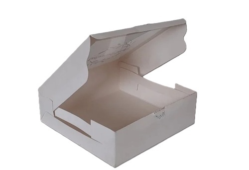 White Cake Box