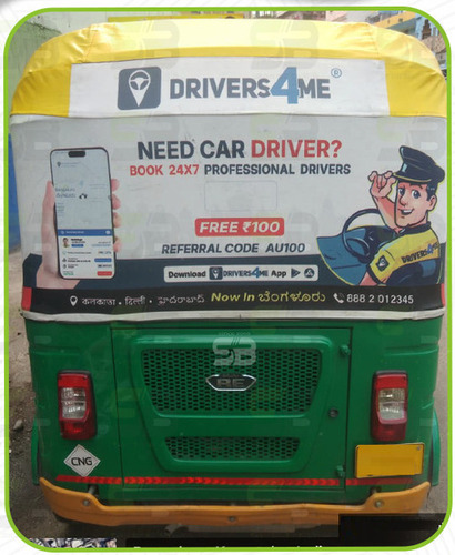 Auto Rickshaw Advertising In Bengaluru Karnataka