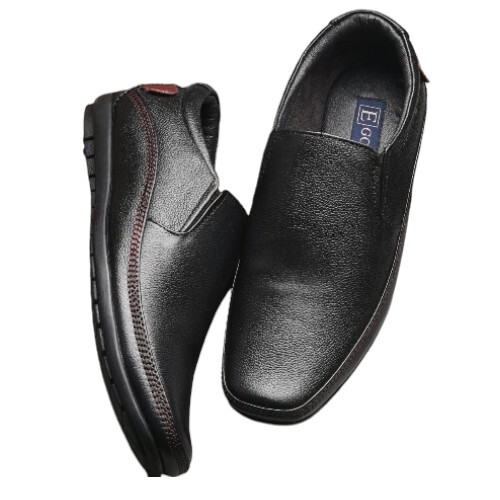 Black Leather Shoe For Men