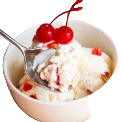 Cherry Flavour Ice Cream