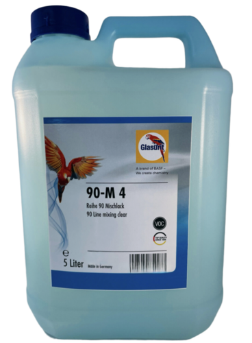 Glasurit 90-M4 5L Water Based Mixing Clear Varnish (120 Units) - Physical Form: Liquid