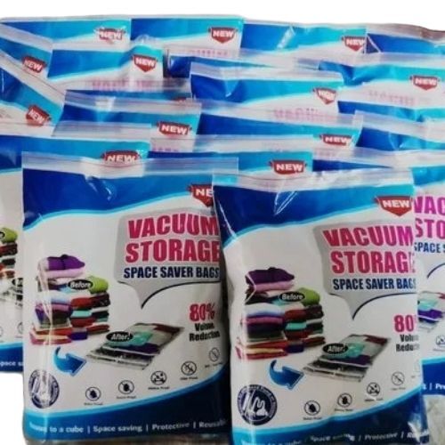 Vaccum Storage Bags Set Of Five Hand Pump Free
