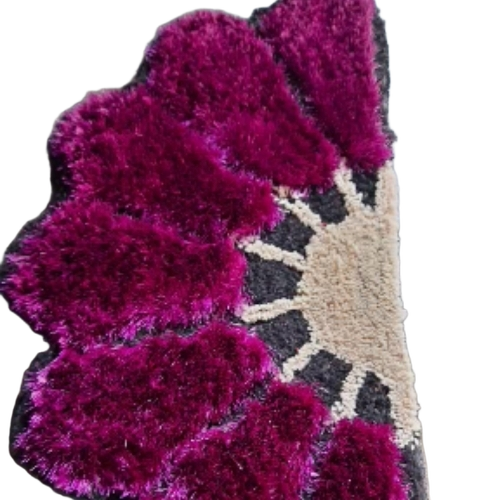 Woven Bath Mat - Color: Pink