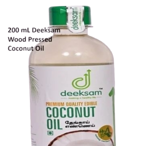200 ml deeksam wood pressed coconut oil