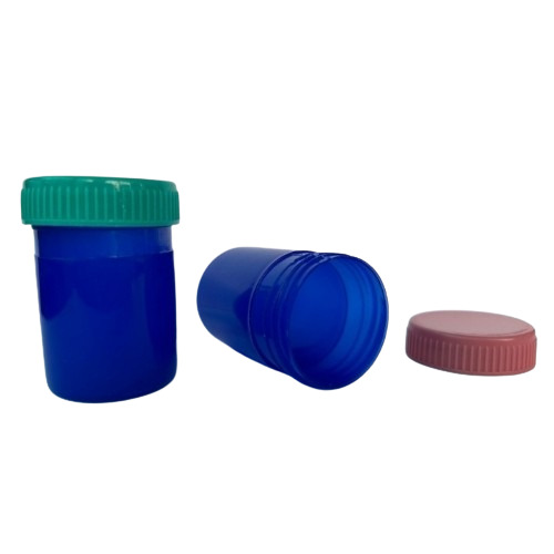 Blue Plastic Container