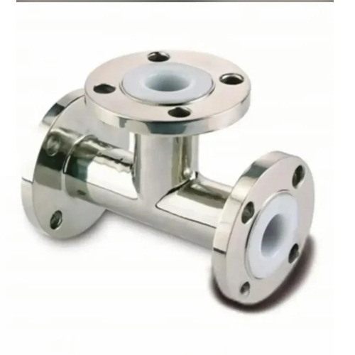 SS PTFE Lined Equal Tee