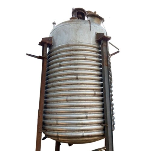 Stainless Steel Chemical Reactor - Stainless Steel, Silver, Durable | High Speed, Industrial Use