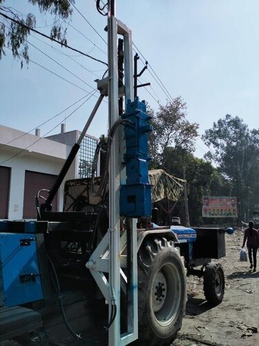 Tractor Mounted Drilling Rig - Steel Blue | Durable Long Lasting New Condition