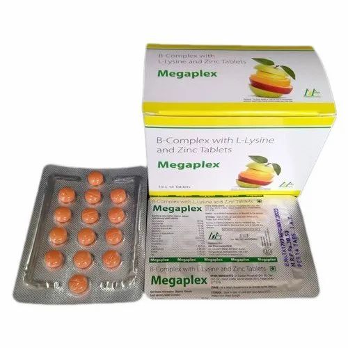 B Complex L Lysine With Zinc Tablet