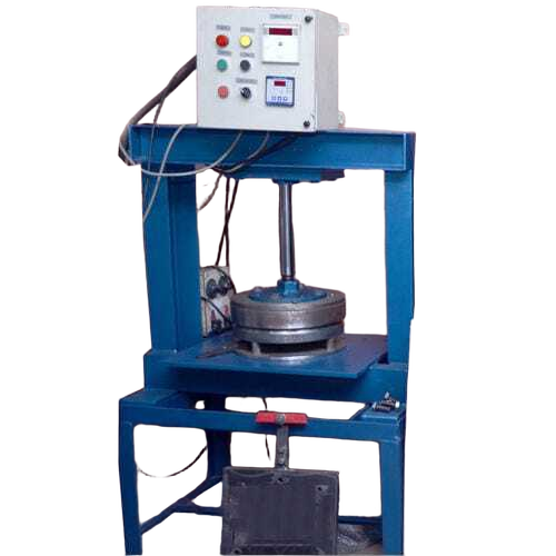 Paper Plates Making Machine - Color: Blue