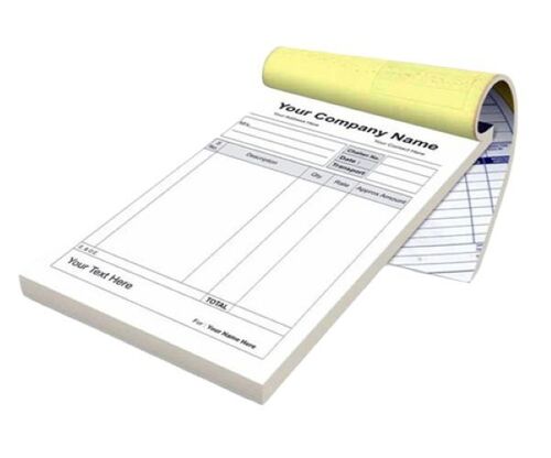 Invoice Book - Material: Paper