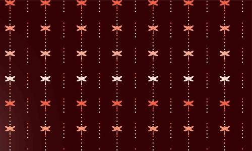 Luminous Wings Wallpaper - Material: Non-Woven