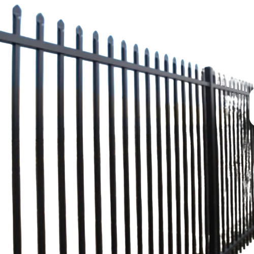Black Steel Fence