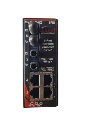 Used Sixnet Slx-6rs-4st-D1 Industrial Ethernet Switch