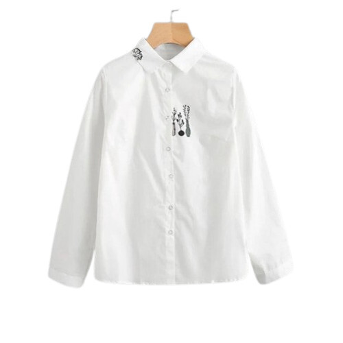Plain White Ladies Shirts