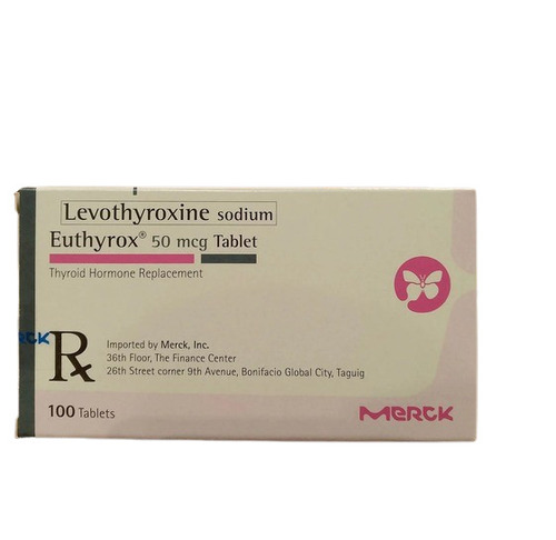 Levothyroxine Sodium Euthyrox 50Mcg Tablet - Origin: India