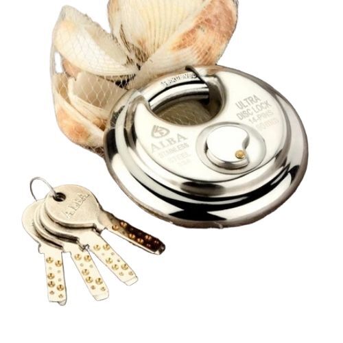 Stainless Steel Round Padlock