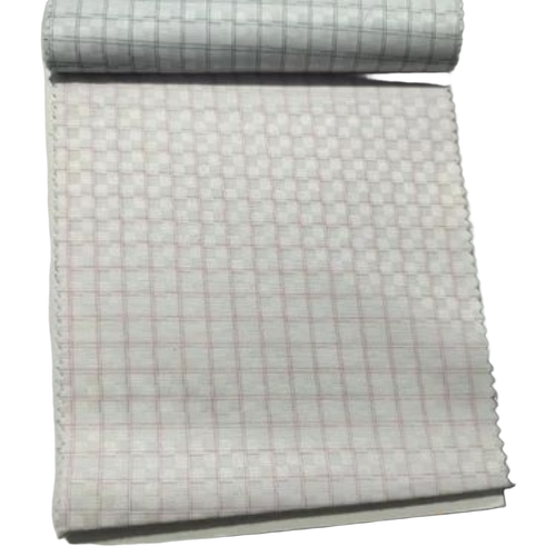 Check Print Cotton Shirting Fabric