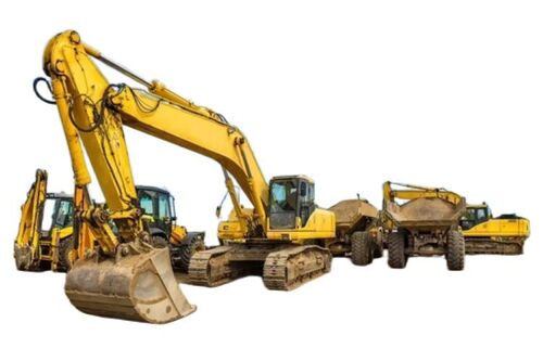 Excavators And Dump Trucks