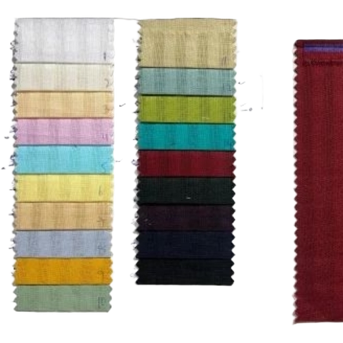 Linen Cotton Stripe Shirting Fabric