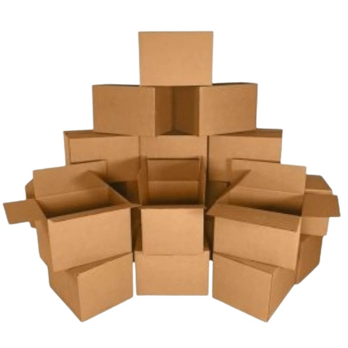 Plain Corrugated Boxes - Color: Brown