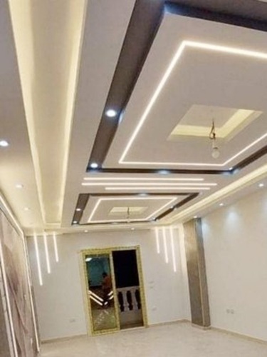 White Gypsum False Ceiling