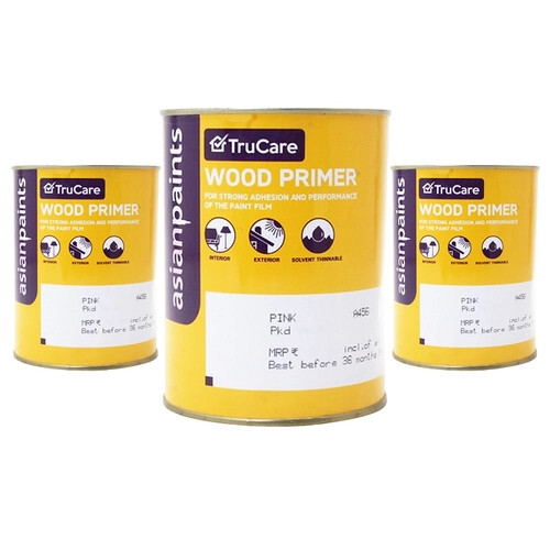 Asian Paints Trucare Wood Primer White - Coverage Area: Bariatu