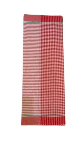 Red Cotton Gamcha By Isha Kaleem & Sons