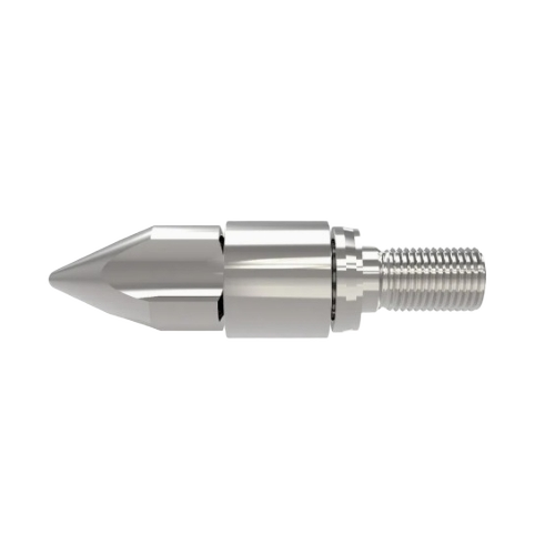 Injection Molding Machine 3 Piece Free Flow Type Screw Tip Ring Plunger Set - Color: Silver