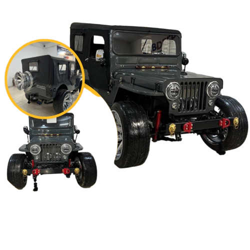 Customized Jeep - Color: Gray