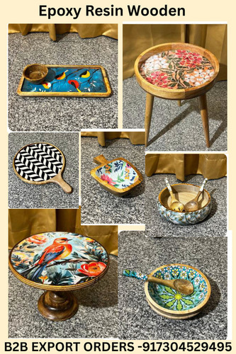 EPOXY RESIN WOODEN HANDICRAFT