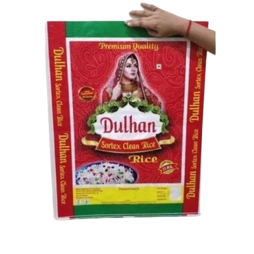 Rice Printed Bopp Bags