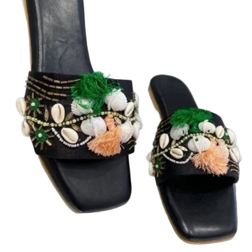 Leather Ladies Slipper