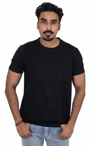 Mens Plain Round Neck T Shirt