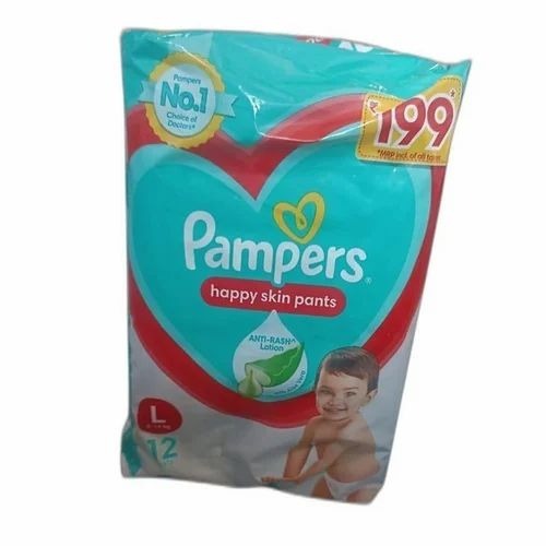 Pampers Dry Diapers  - Color: White