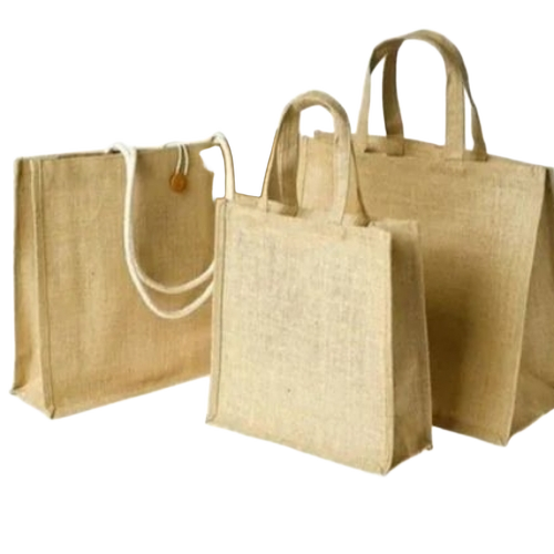 Plain Brown Handcrafted Jute Bag
