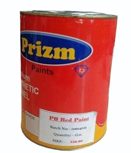 Red Synthetic Enamel Paint