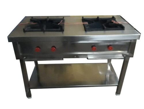 Ss Double Burner Range