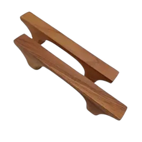 Brown Wooden Door Handle